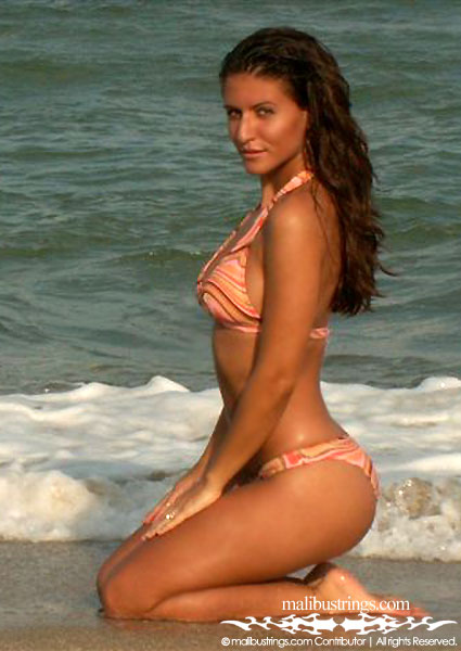 Danielle on the beach in Florida.