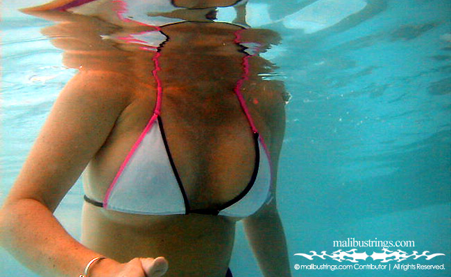 DL in a Malibu Strings Bikini.
