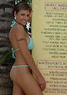 heather in a malibu strings bikini