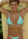 heather in a malibu strings bikini