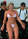 jacqueline in a malibu strings bikini