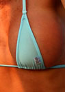 lori in a malibu strings bikini