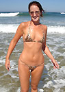 angela in a malibu strings bikini