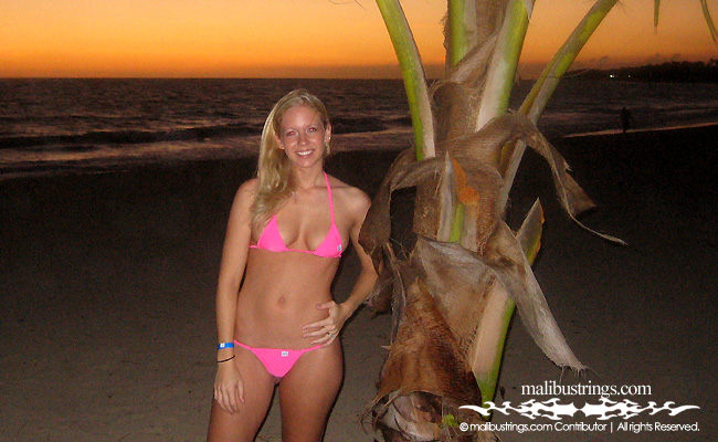 Barbara in a Malibu Strings bikini in Punta Cana, Dominican Rebuplic.