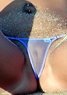 christy in a malibu strings bikini
