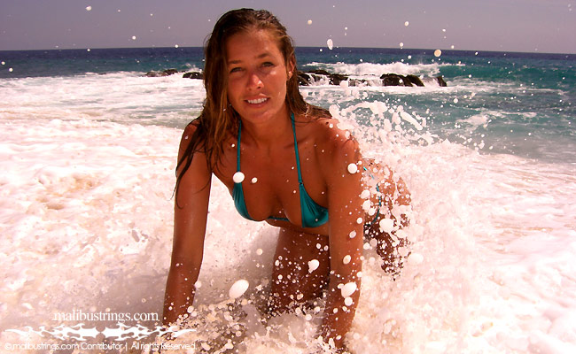 Courtney in a Malibu Strings bikini in Cabo San Lucas, Mexico.