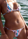 daly in a malibu strings bikini