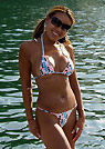 daly in a malibu strings bikini