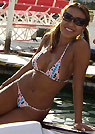 daly in a malibu strings bikini