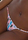 daly in a malibu strings bikini