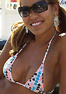 daly in a malibu strings bikini
