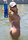 daly in a malibu strings bikini