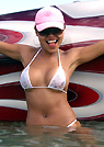 daly in a malibu strings bikini