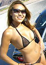 daly in a malibu strings bikini