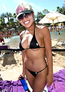 daly in a malibu strings bikini