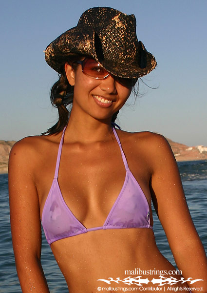 Jen C. in a Malibu Strings bikini in Cabo San Lucas.