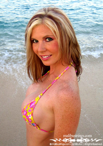 Jordan in a Malibu Strings bikini in Cabo San Lucas.