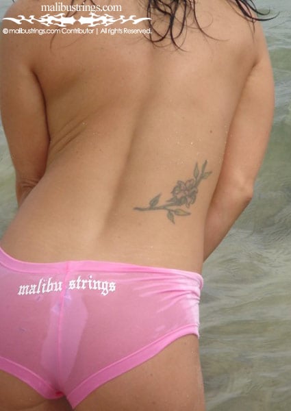 Kelly in a Malibu Strings bikini in Louisiana.