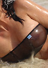 kelly in a malibu strings bikini