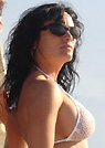 kelly in a malibu strings bikini