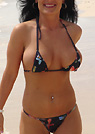 kelly in a malibu strings bikini