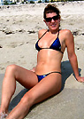 laurieg in a malibu strings bikini