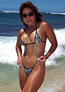 lisa in a malibu strings bikini
