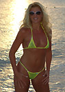 stacey in a malibu strings bikini