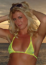 stacey in a malibu strings bikini