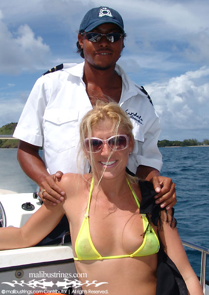 Stacey in a Malibu Strings Bikini in St. Lucia