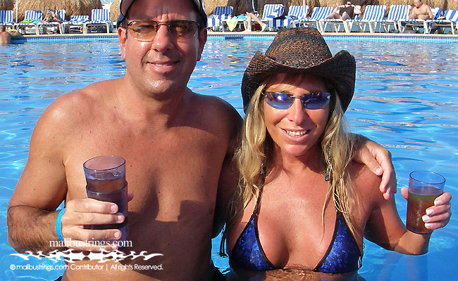 Stacie in a Malibu Strings bikini in Cancun, Mexico.