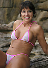 tanja in a malibu strings bikini
