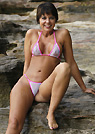tanja in a malibu strings bikini
