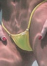 alicia in a malibu strings bikini