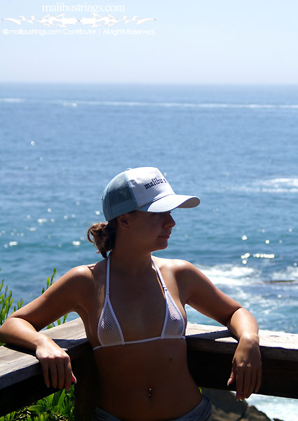 Erin in a Malibu Strings bikini in La Jolla, CA.
