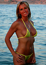 lolo in a malibu strings bikini