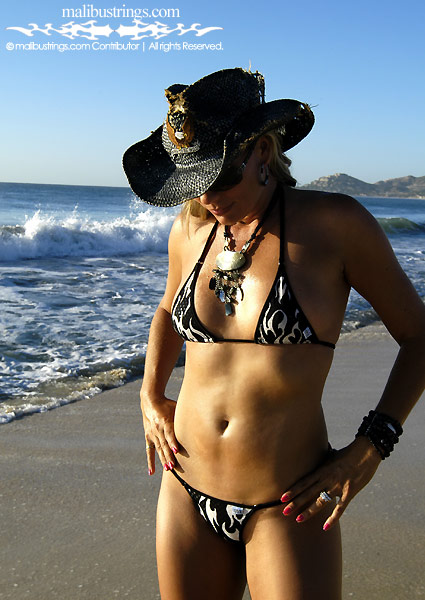 Natasha in a Malibu Strings bikini in Cabo San Lucas.