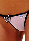nicole in a malibu strings bikini