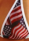 nicole in a malibu strings bikini