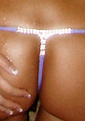 nikki in a malibu strings bikini