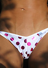 share in a malibu strings bikini