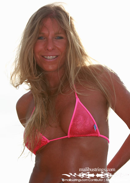 Stacie in a Malibu Strings bikini in Cancun.