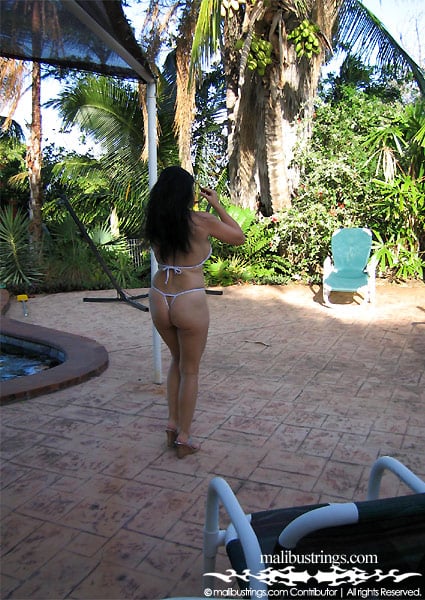Tammy in a Malibu Strings bikini in Australia.