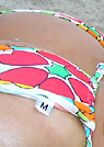 tania in a malibu strings bikini
