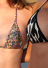 trixieandlynzie in a malibu strings bikini
