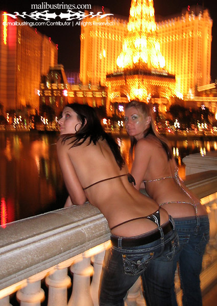 Vegas Girls in a Malibu Strings bikini in Las Vegas.