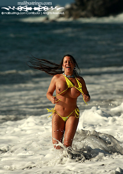 Alicia in a Malibu Strings bikini in HI.