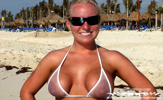 Christy in a Malibu Strings bikini in FL.