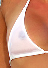 courtney in a malibu strings bikini