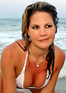 courtney in a malibu strings bikini